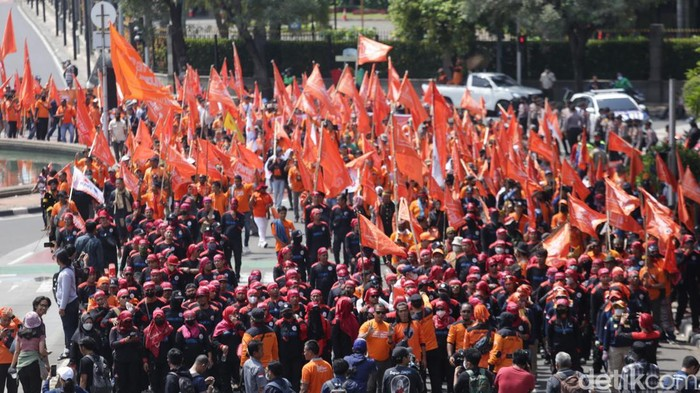 Tuntutan Buruh Jakarta