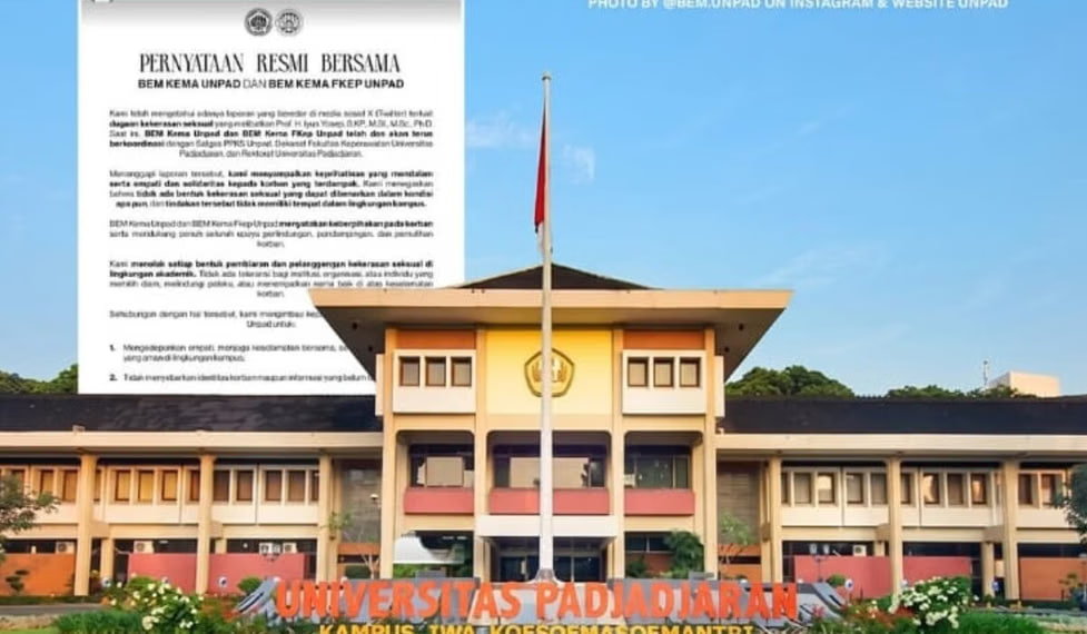 Unpad Nonaktifkan Dosen Terduga Kekerasan Seksual