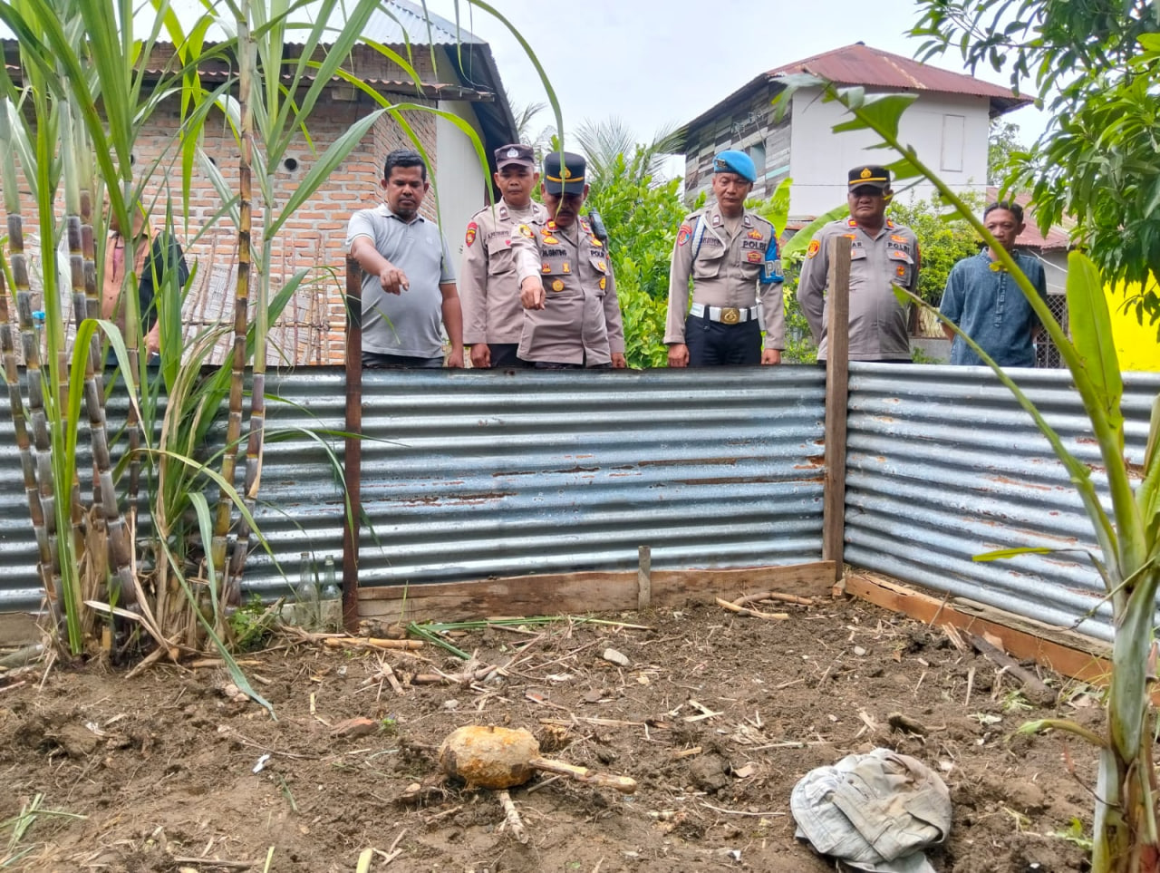 Bom Ranjau Darat di Langkat Berhasil Dimusnahkan Gegana