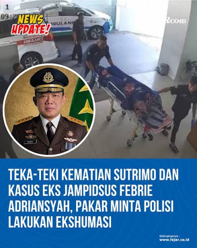 Kasus Kematian Sutrimo Disorot Penasihat Ahli
