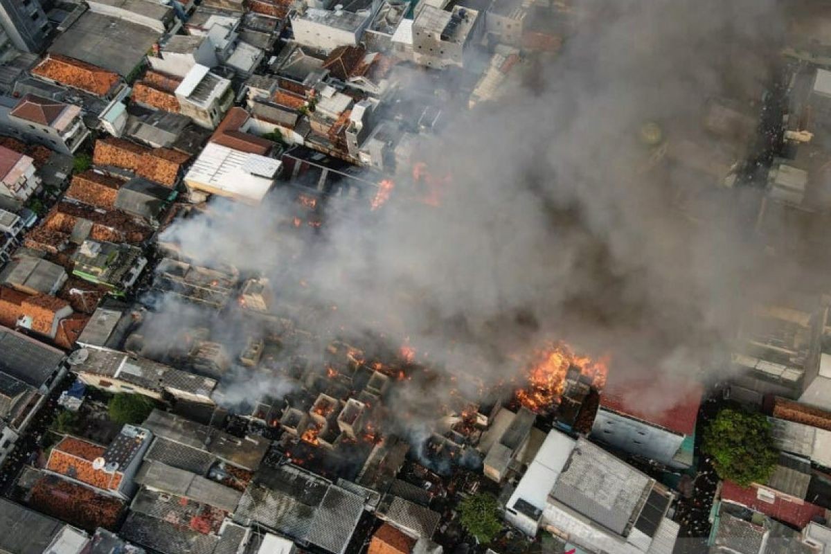 Insiden Kebakaran Taman Sari Landa Area Indekos