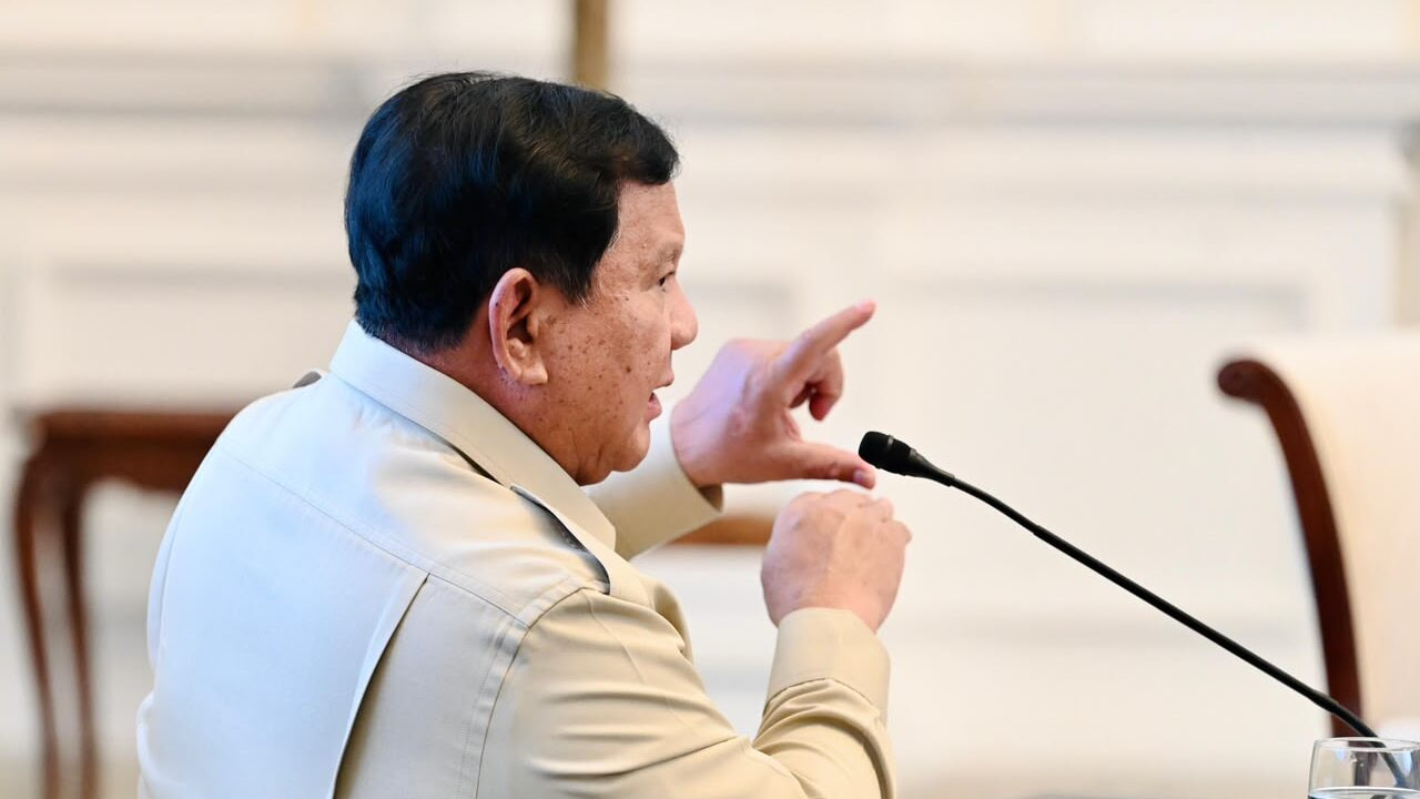 Prabowo Gelar Ratas Penanggulangan Narkoba Di Istana